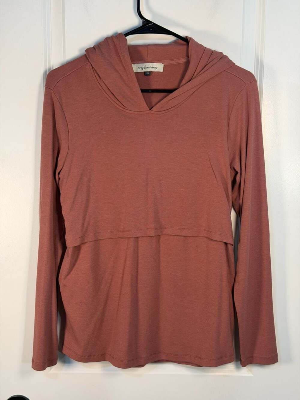 Angel Maternity Nursing Hoodie Mauve Size XS